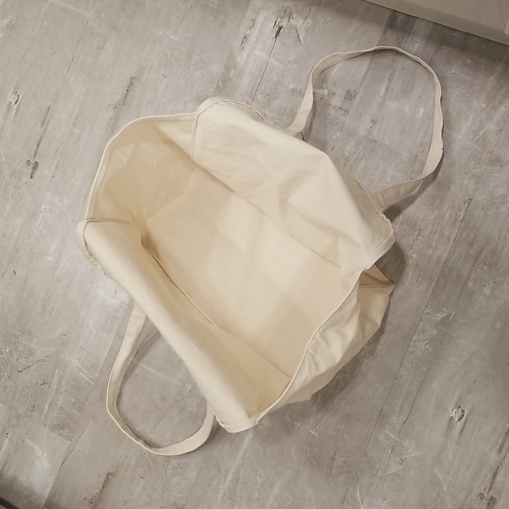 ๐CULT GAIA๐ Reusable Tote Bag Canvas Carryall Logo Recycled Cotton Cream - Picture 11 of 12